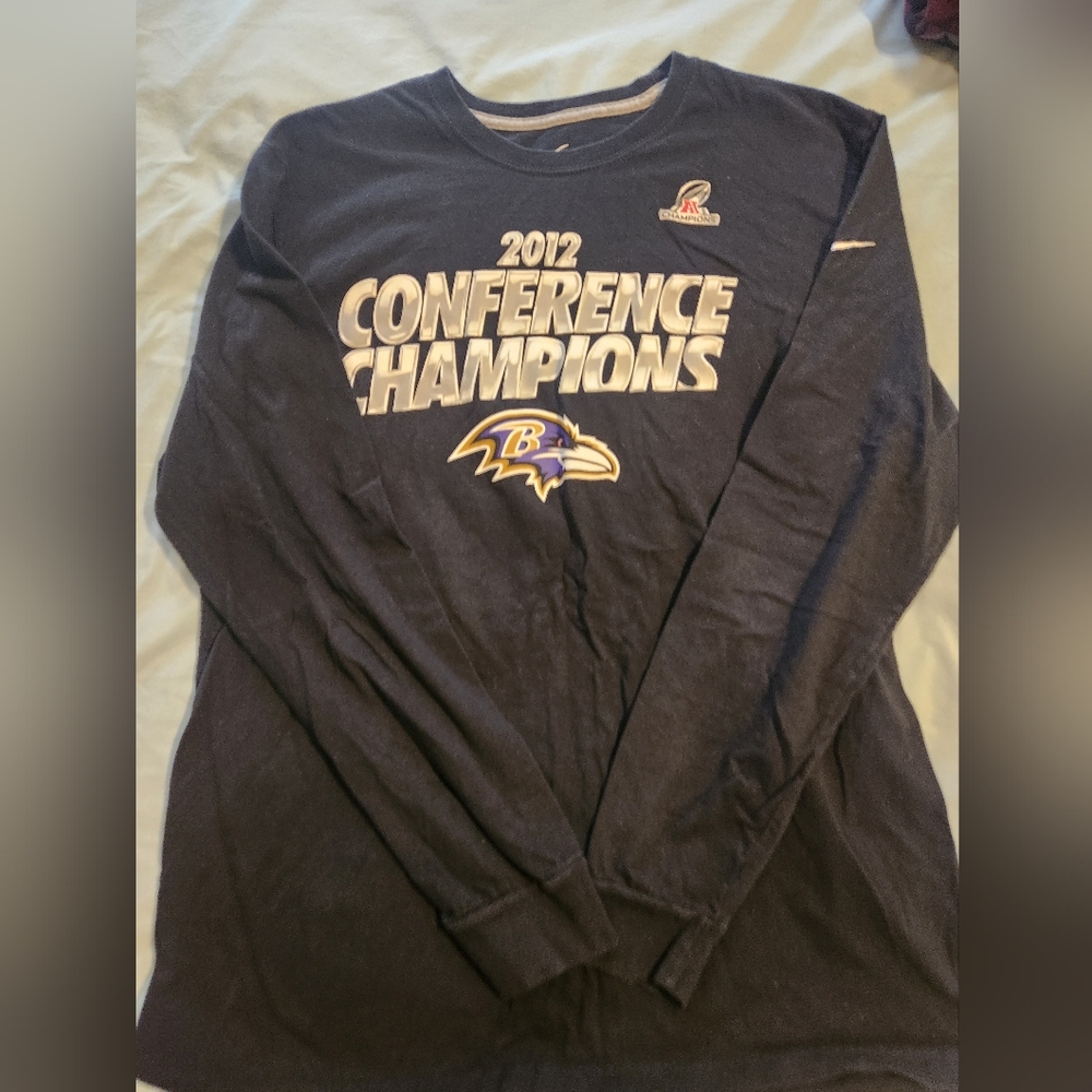 Nike Baltimore Ravens 2012 Conference Champions Long Sleeve Shirt
